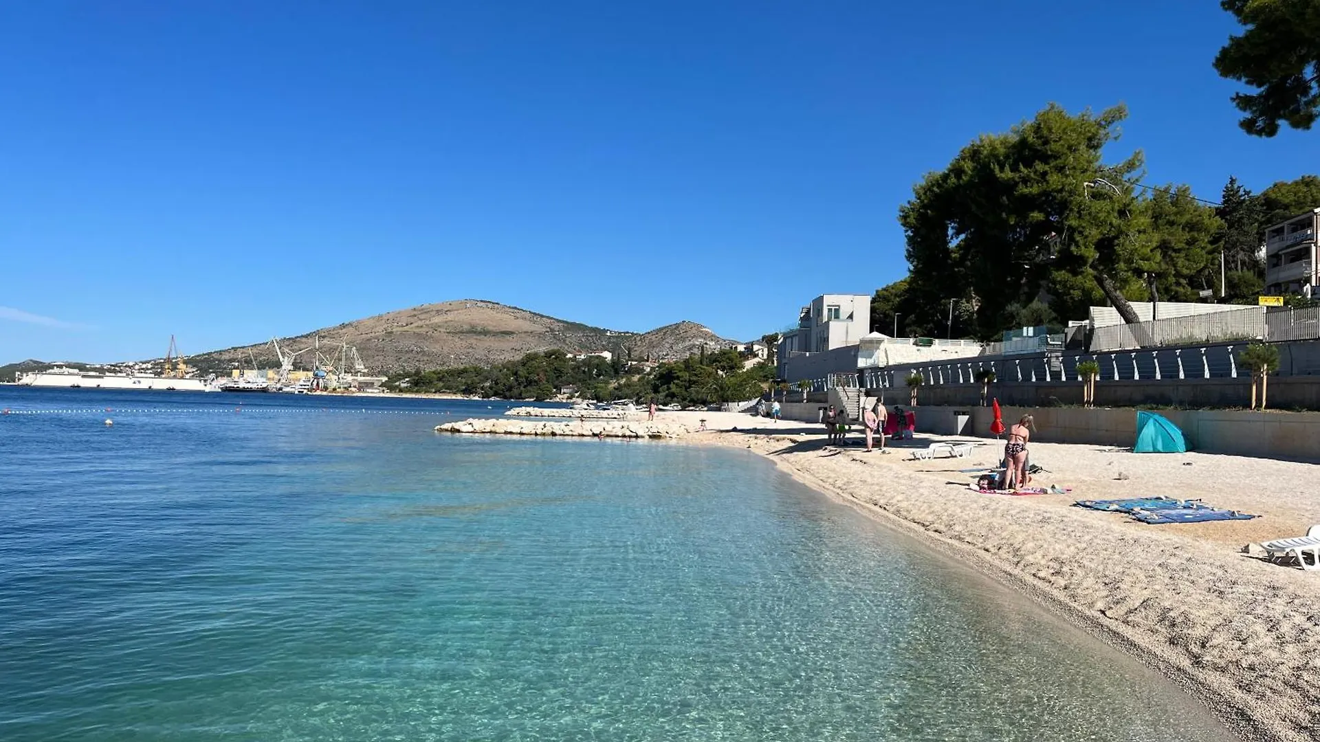 Luxury Sea View Apartment 20 M From The Sea Trogir 0*,  Croatia